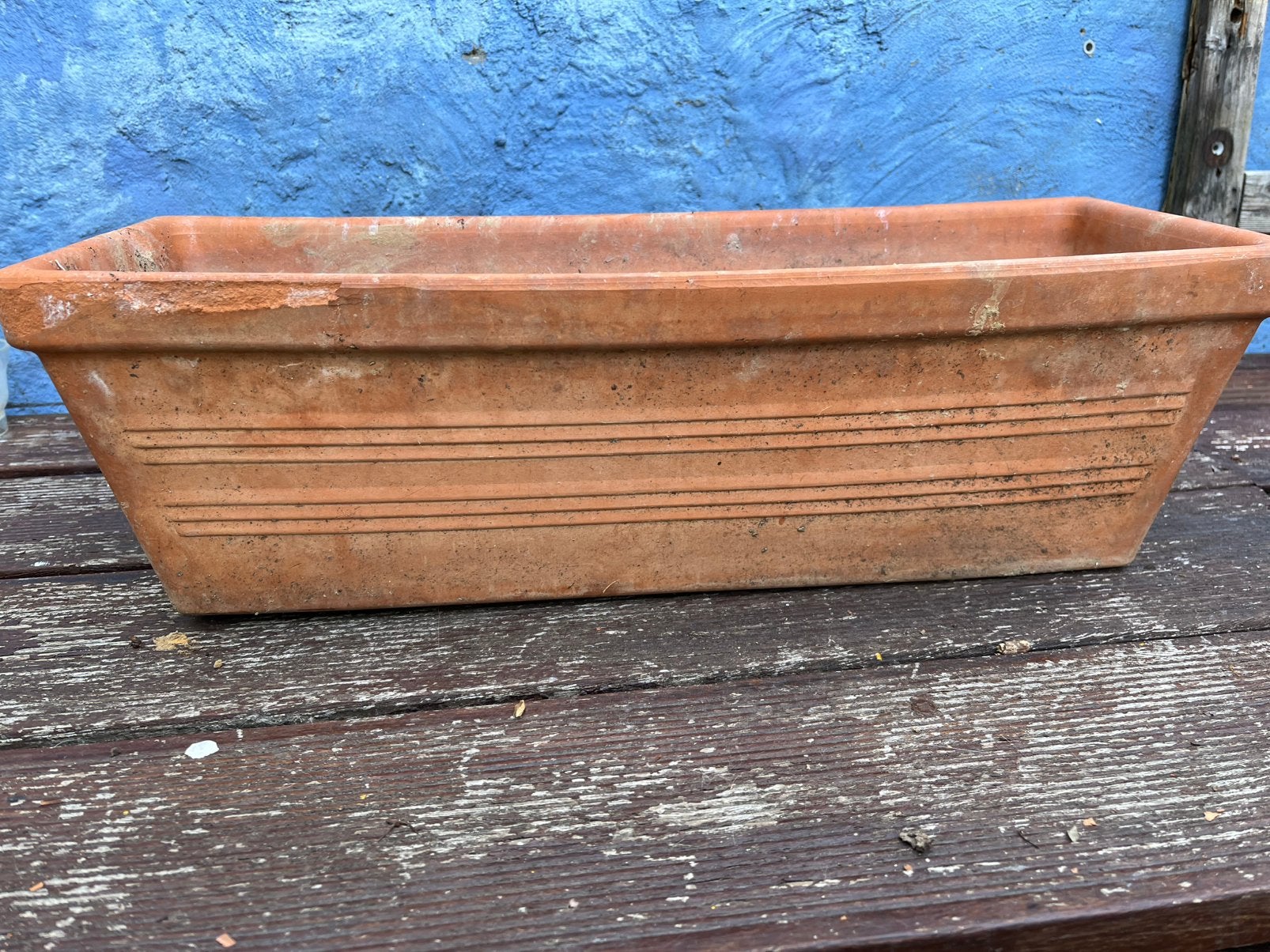 Terre cuite Pot de jardin ( bord fenetre), Jardin & Terrasse, Enlèvement, Utilisé, Jardin