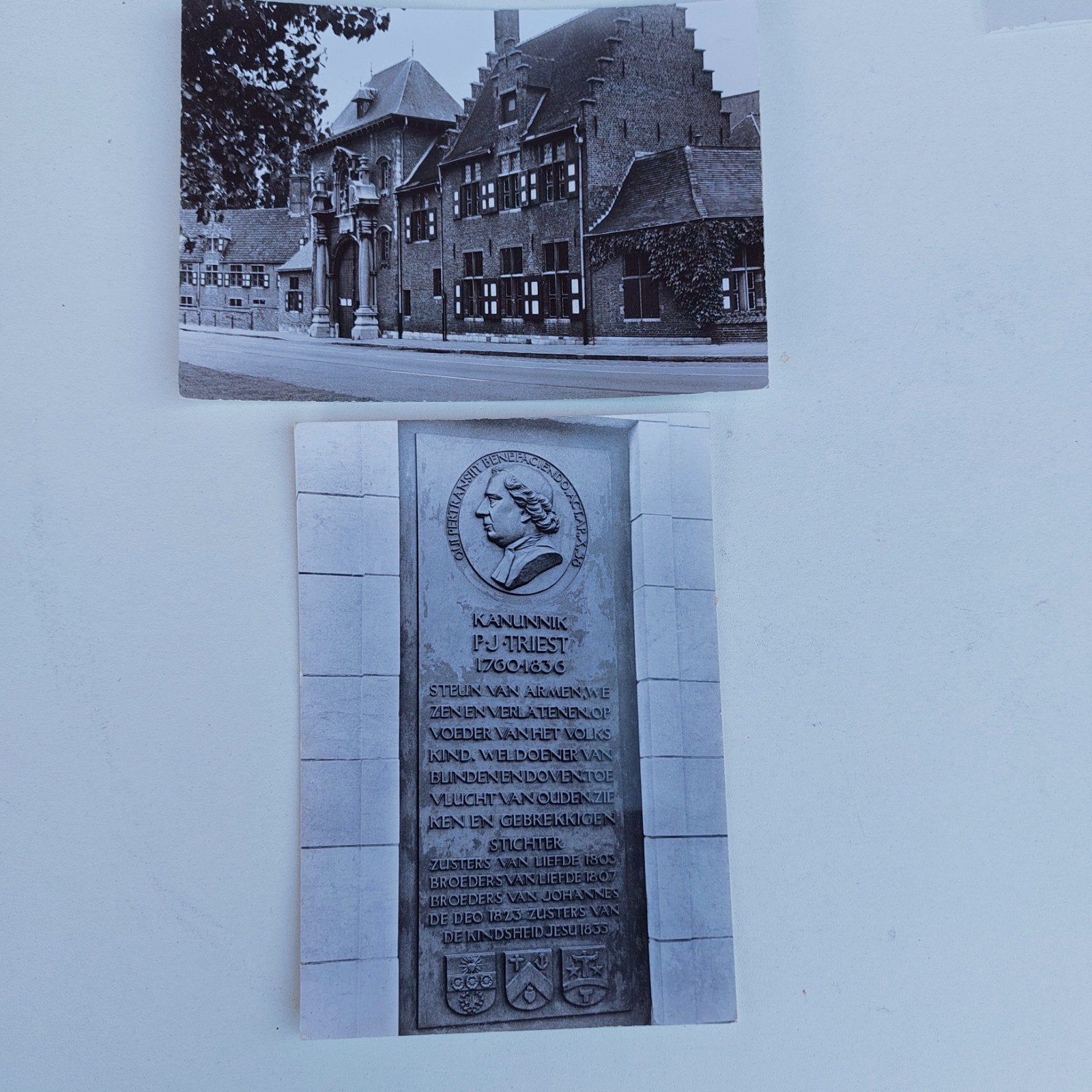 2 oude postkaarten van Ekkergem, Enlèvement ou Envoi