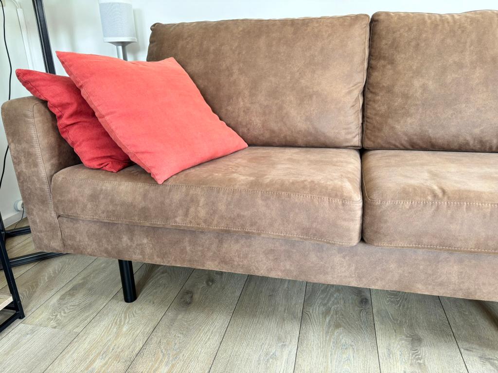 zetel, Ophalen, 250 tot 300 cm, Zo goed als nieuw, Rechte bank