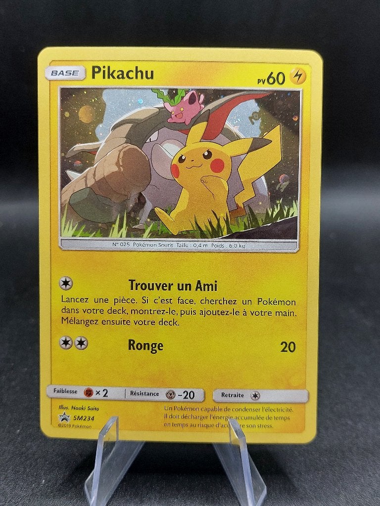 Carte pokémon pikachu promo soleil et lune, Enlèvement, Utilisé, Cartes en vrac, Foil