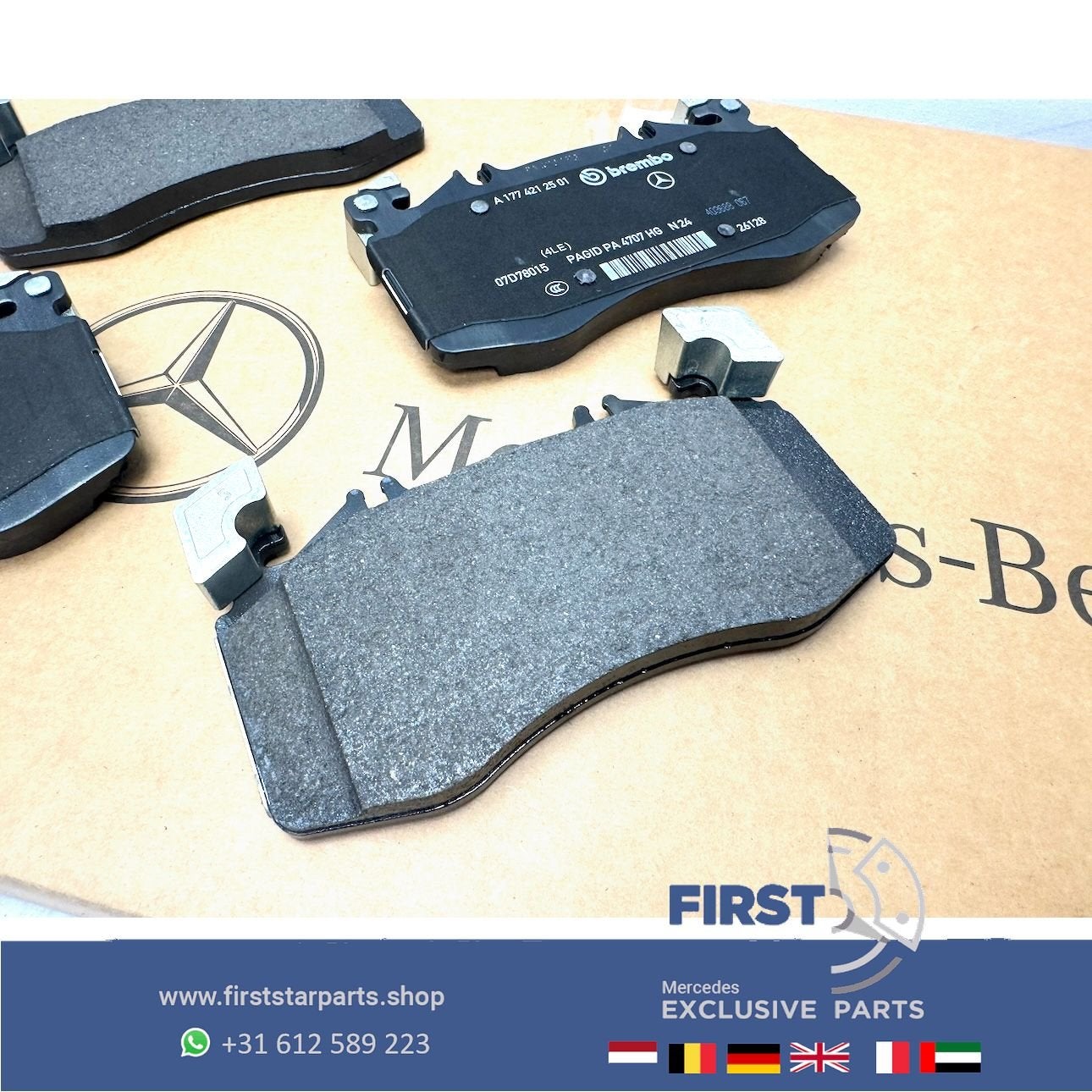 A0004202306 Mercedes REMBLOK SET A1774212501 35 45 AMG W177, Auto-onderdelen, Gebruikt, -, Ophalen of Verzenden, -