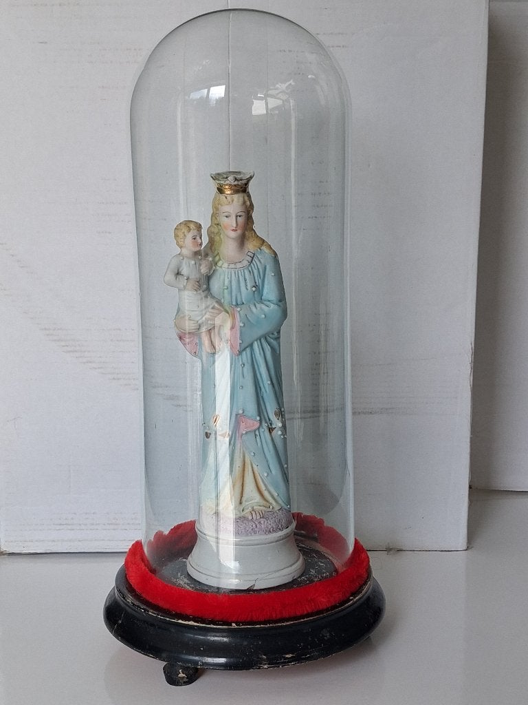 Beeld van Maria met het kindje Jezus, Antiek en Kunst, Ophalen