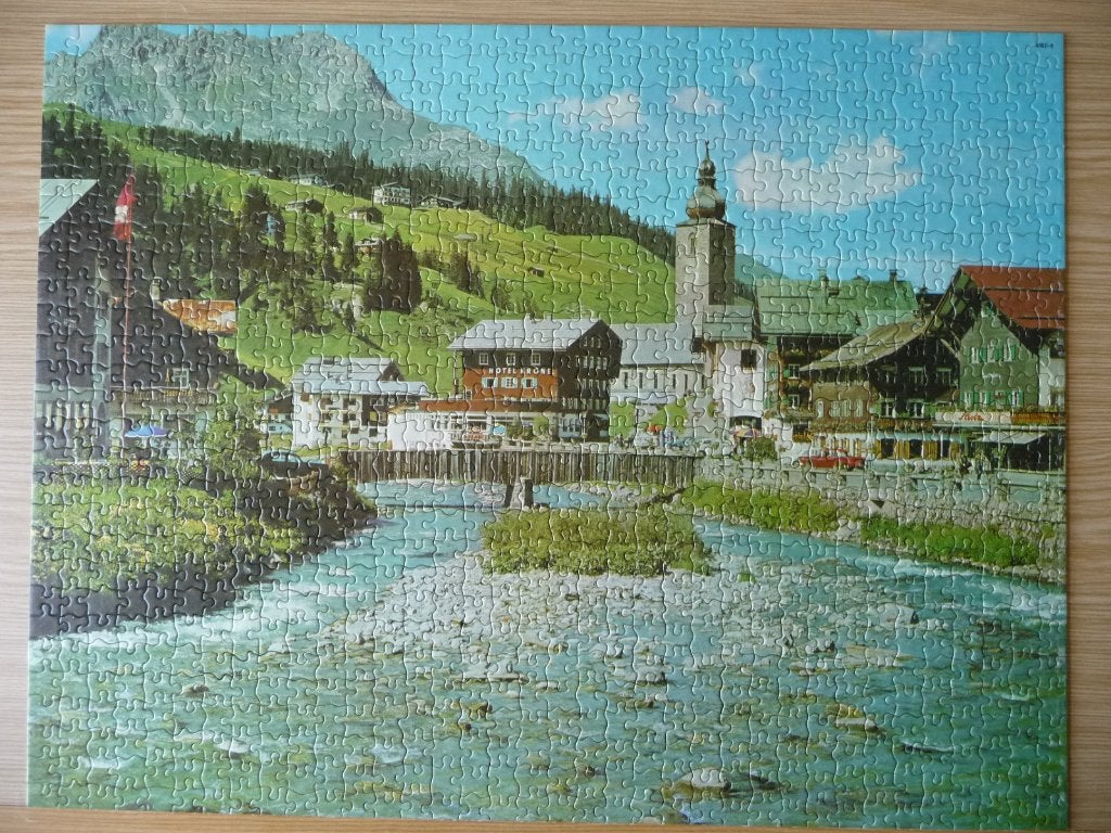 Puzzel 1000 stukjes MB, Hobby & Loisirs créatifs, Sport cérébral & Puzzles, Enlèvement, 500 à 1500 pièces, Utilisé, Puzzle
