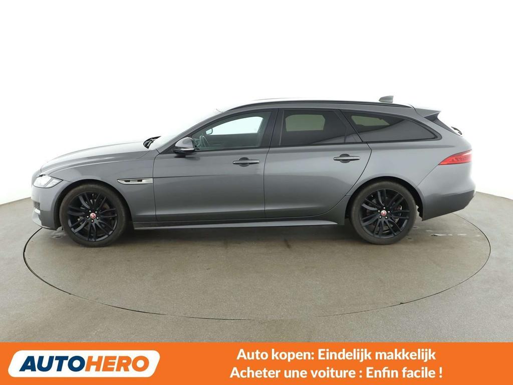 Jaguar XF 25d R-Sport AWD (année de construction 2017), Autos, Jaguar, Cuir, Argent ou Gris, Achat, Euro 6