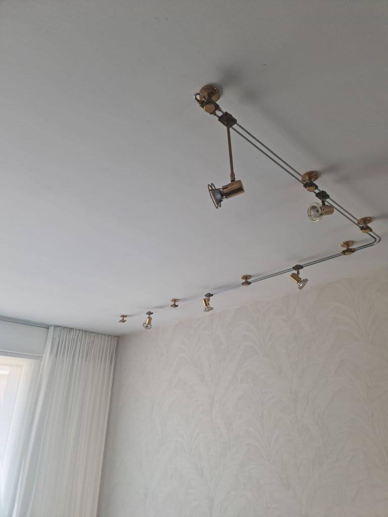 Éclairage design sur rail pour plafond ou mur, Maison & Meubles, Lampes | Spots, Comme neuf, Halogène, Enlèvement ou Envoi