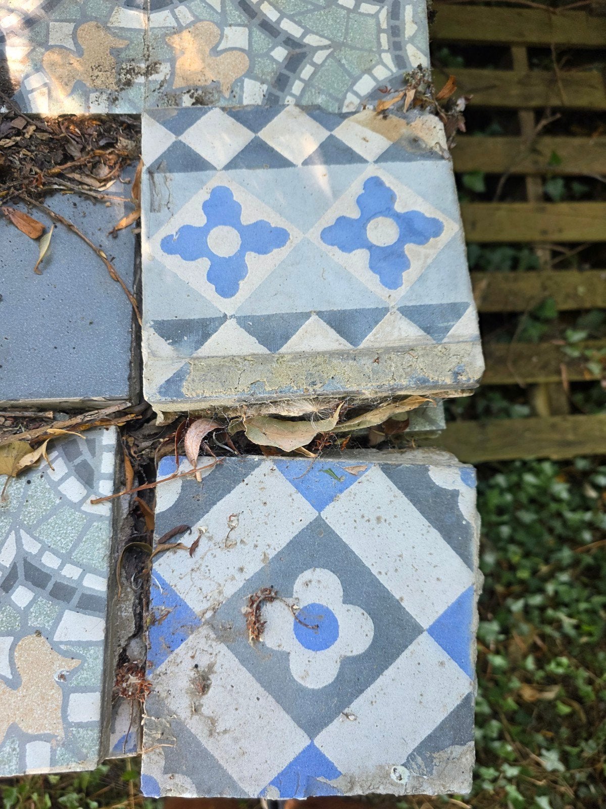 Lot oude tegels, Doe-het-zelf en Bouw, Ophalen, Gebruikt, 10 m² of meer, Vloertegels