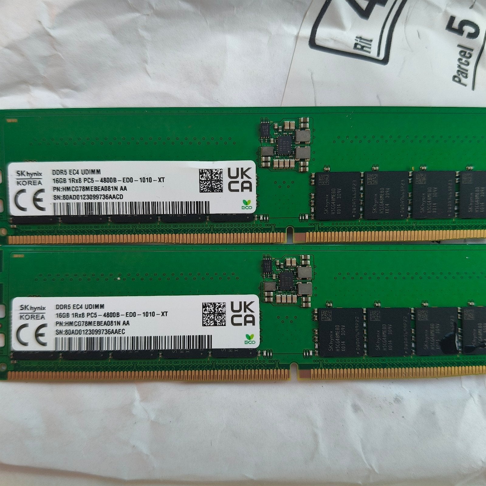kit  32GB RAM-kit (2x16 GB) DDR5 SK Hynix, Computers en Software, RAM geheugen, 32 GB, Nieuw, Ophalen of Verzenden, Desktop