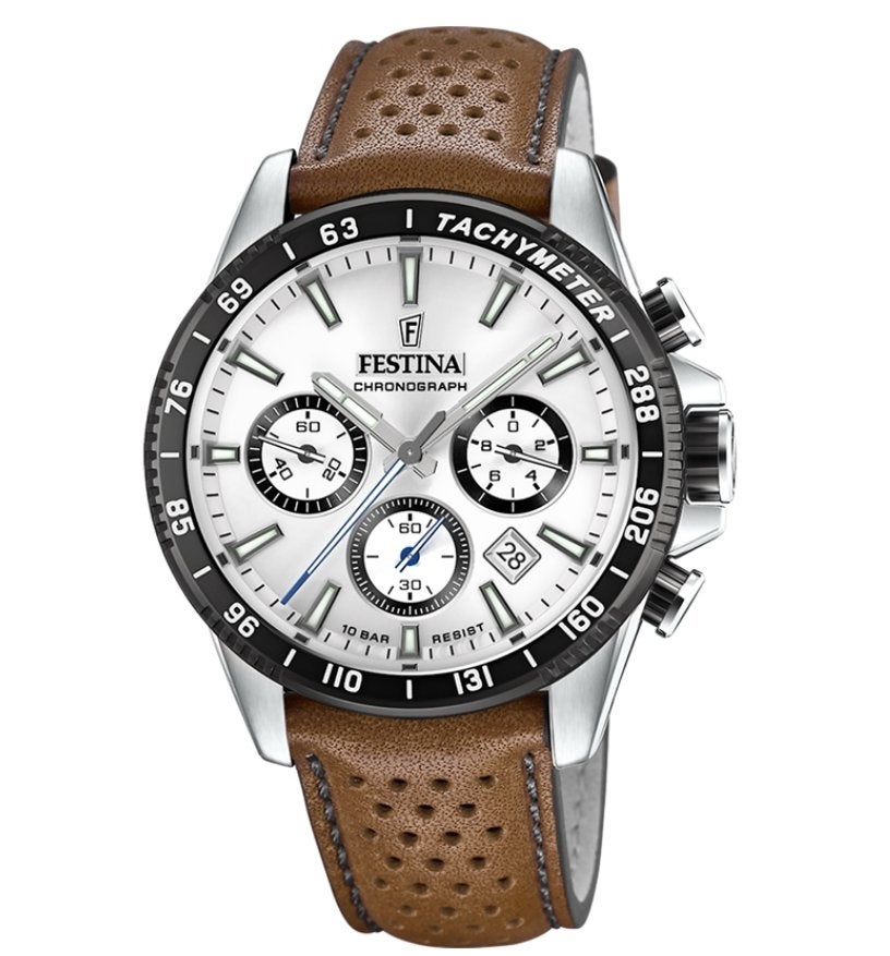 Festina uurwerk heren, Montre-bracelet, Autres marques, Cuir, Enlèvement