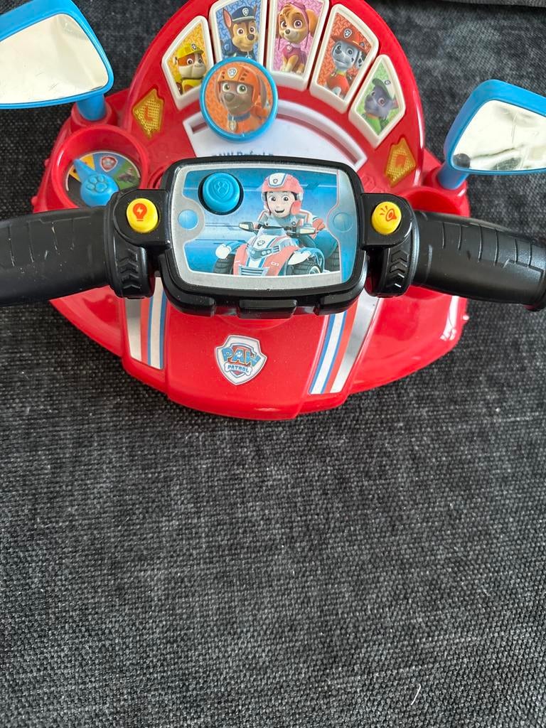 PAW Patrol stuur / motor speelgoed – interactief, Kinderen en Baby's, Speelgoed | Actiefiguren, Ophalen, Zo goed als nieuw