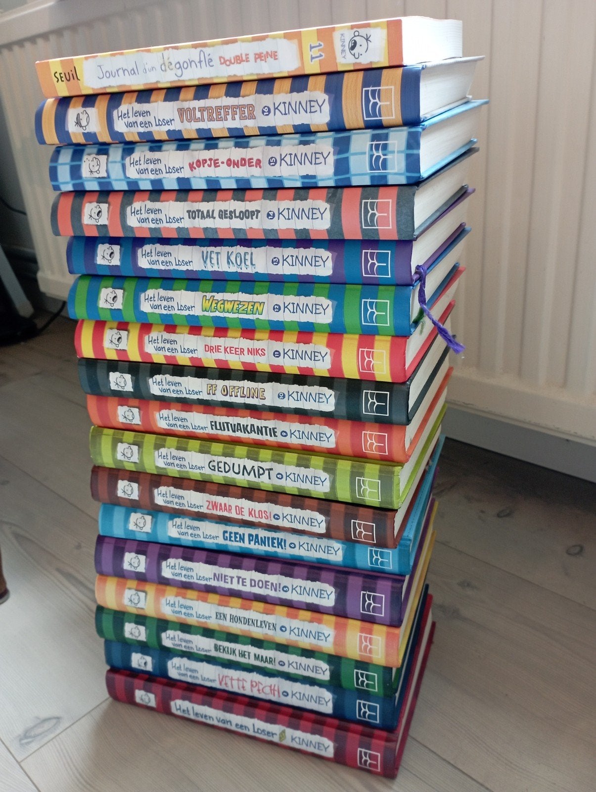 Het leven van een loser - reeks 17 eerste boeken - Deel 1 te, Livres, Enlèvement, Utilisé, Jeff Kinney, Fiction