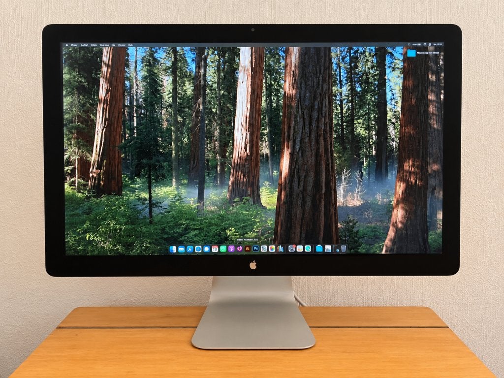 Apple Thunderbolt Display 27 inch scherm, Computers en Software, Ophalen of Verzenden, Gebruikt, Thunderbolt, Ingebouwde speakers