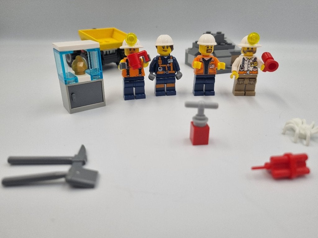 Lego City 60184 Mining Team, Kinderen en Baby's, Speelgoed | Duplo en Lego, Zo goed als nieuw, Lego, Complete set, Compleet, Inclusief minifiguren