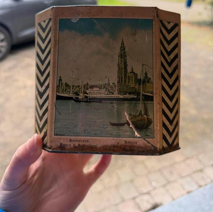 Blik antwerpen, Verzamelen, Blikken, Ophalen, Gebruikt
