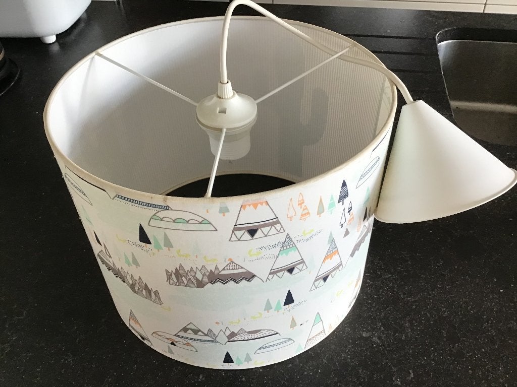 Hanglamp kinderkamer indianen JUUL, Enlèvement, Comme neuf, Tissus