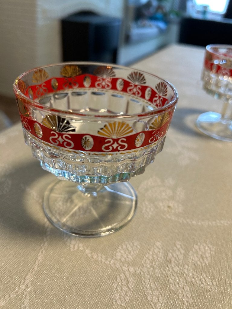 6 Prachtige cocktail glazen, Maison & Meubles, Cuisine | Vaisselle, Enlèvement, Comme neuf, Verre, Verre ou Verres