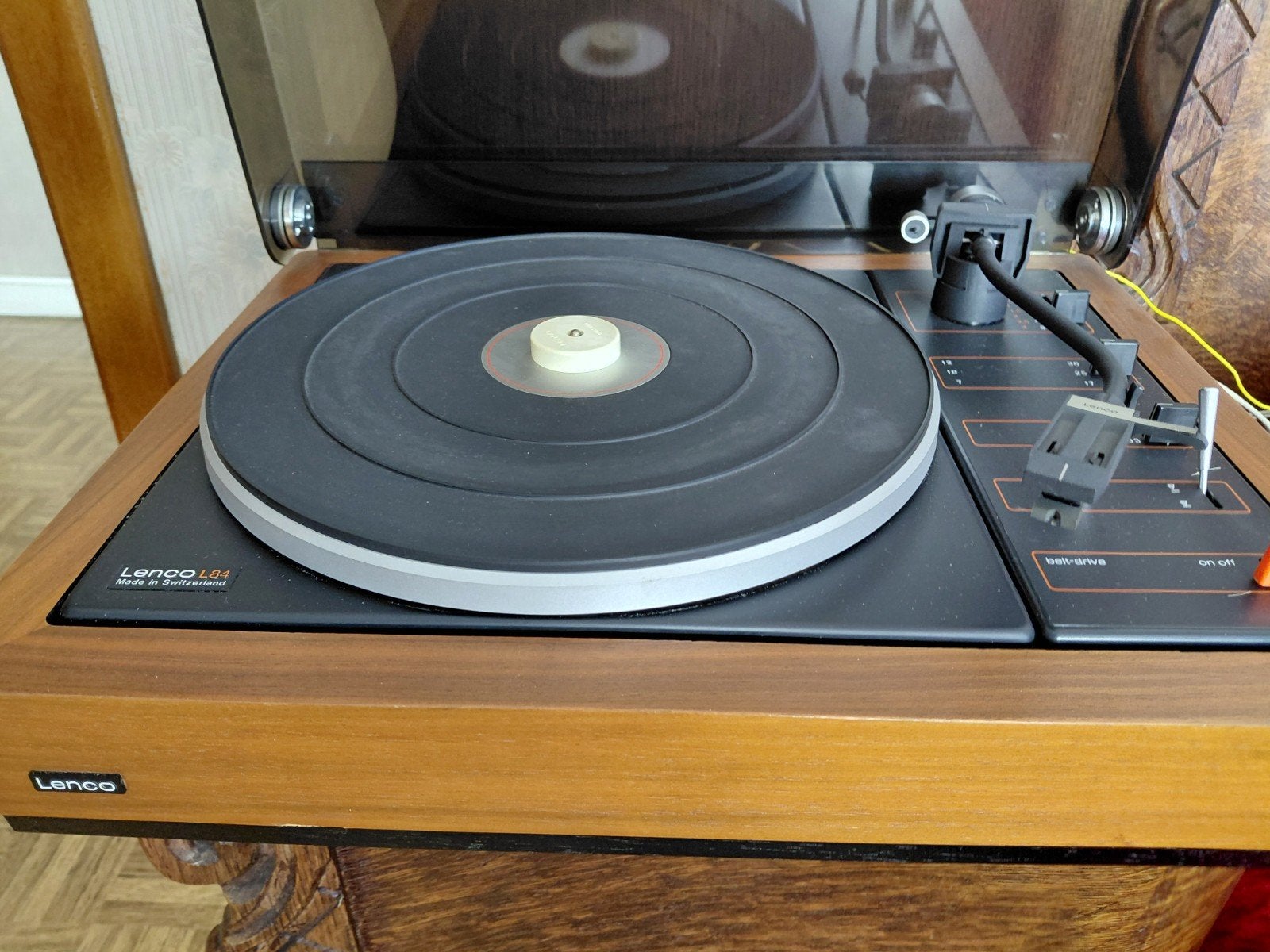 platenspeler met platen, Audio, Tv en Foto, Ophalen, Platenspeler