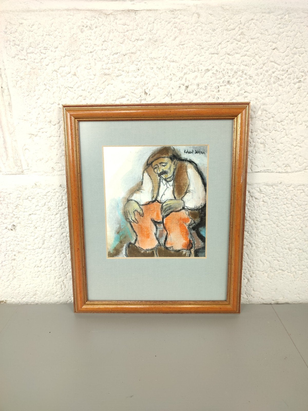 Robert de Man - pastel, Antiek en Kunst, Ophalen of Verzenden