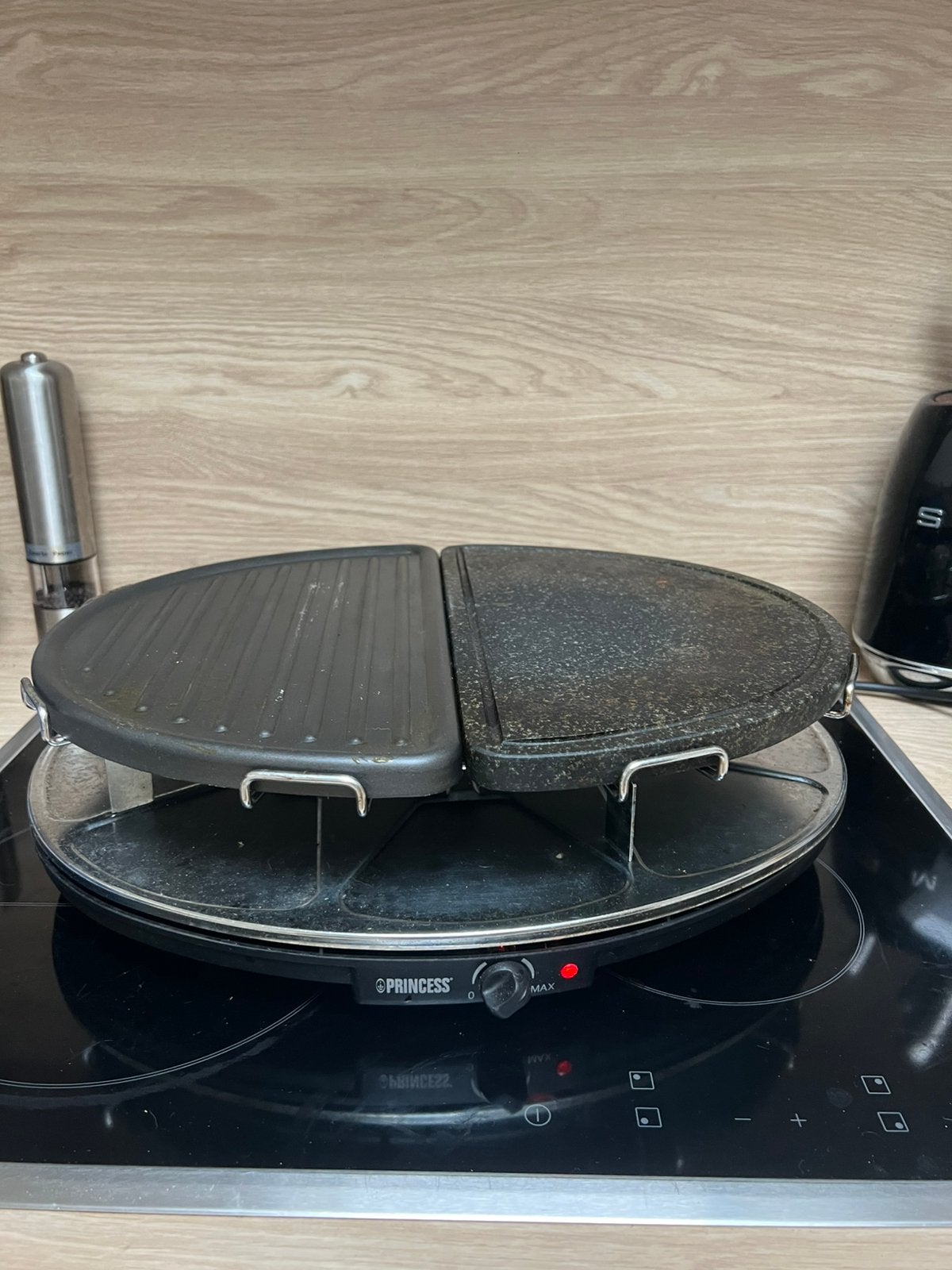 Princess Gourmetstel & Steengrill 3-in-1 met 8 pannetjes, Ophalen, Gebruikt, 8 personen of meer