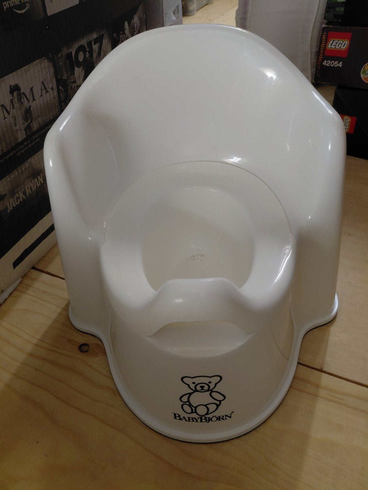 Potje voor baby's/kleuters wit. Baby Björn., Kinderen en Baby's, Ophalen of Verzenden, Zo goed als nieuw, Overige typen, Overige merken