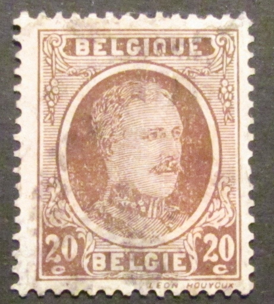 20 centiemen OBC 196d afgestempeld, Met stempel, Koninklijk huis, Frankeerzegel, Ophalen of Verzenden
