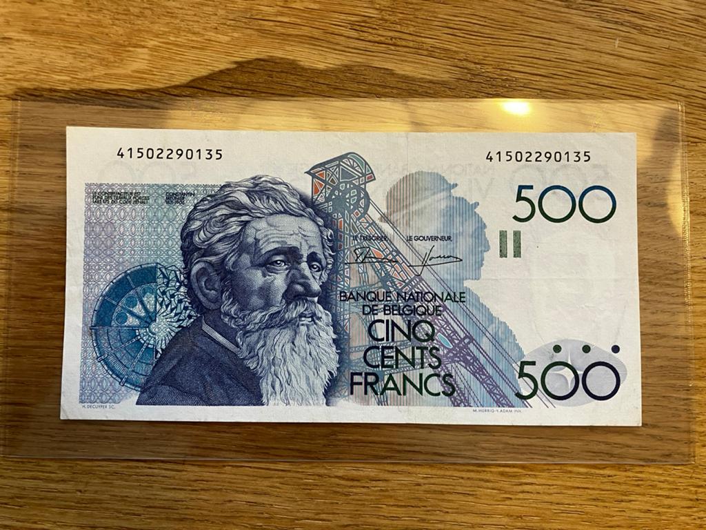 500 francs belges - Dasin et Bordeaux - super sympa ! ! !, Enlèvement ou Envoi