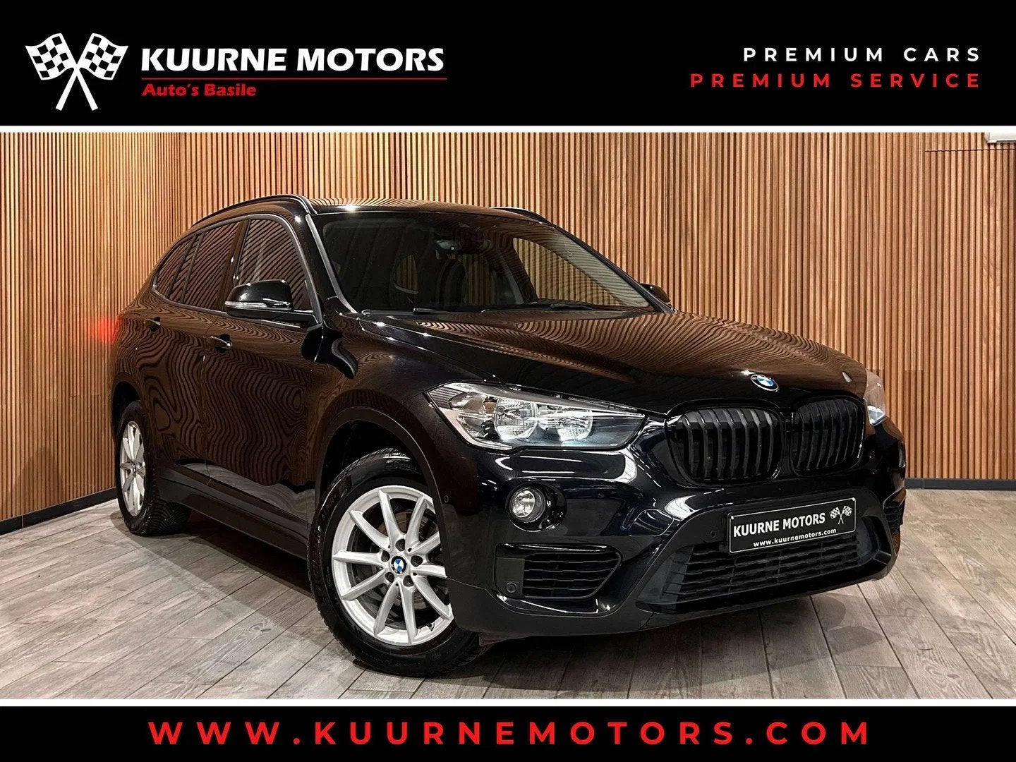 BMW X1 sDrive16d Alu17"/Leder/Gps/Cruise/Pdc/Keyless *1j gar, Gebruikt, 116 pk, Zwart, Leder