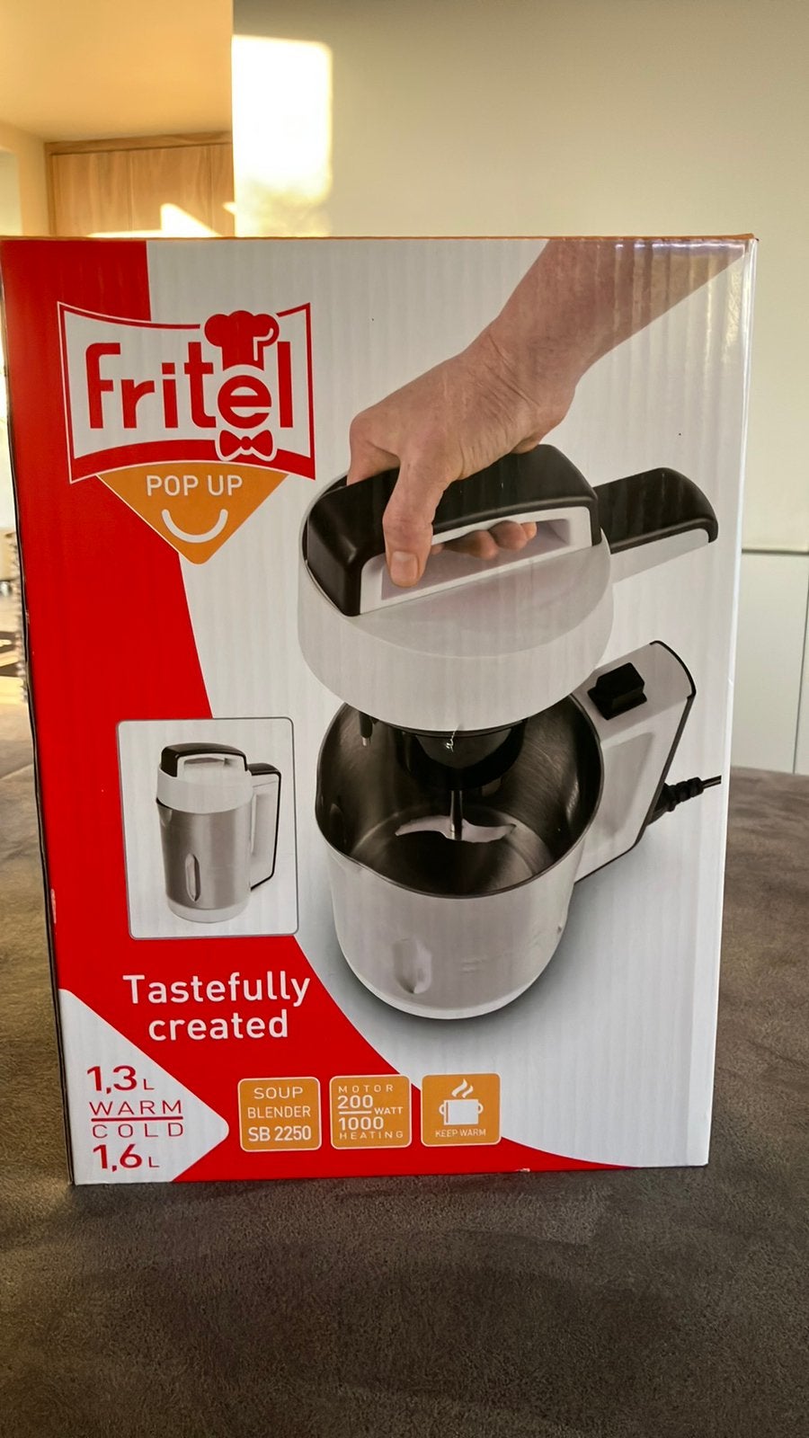 Soepmaker en blender- nieuw, Ophalen, Nieuw, 3 snelheden of meer, 2 tot 3 liter