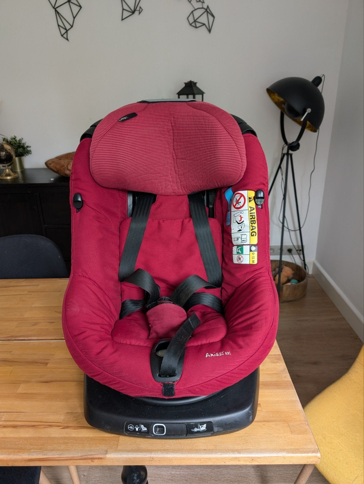 Axissfix maxicosy, Ophalen, Isofix