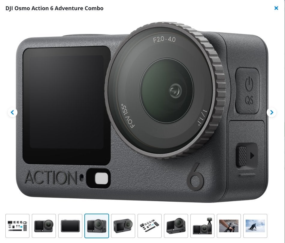 Combo d'aventure DJI Osmo Action 6, Enlèvement, Comme neuf, Autres marques