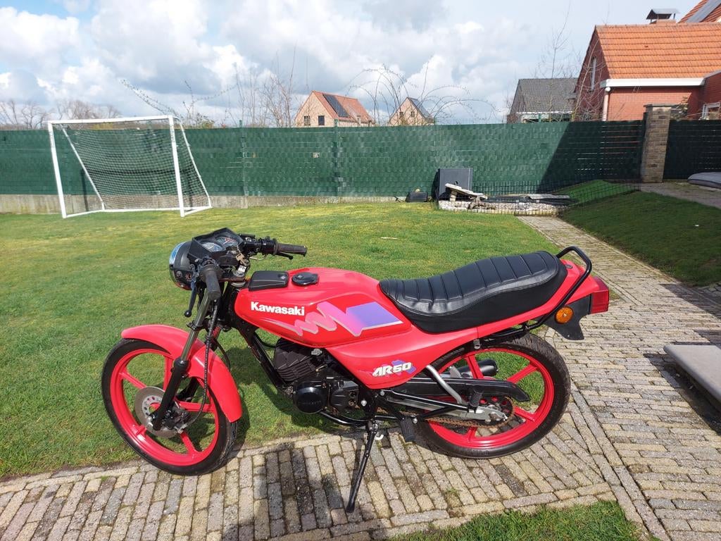 Kawasaki AR50 brommer klas B zgst 14000km met bouwjaarattest, Ophalen