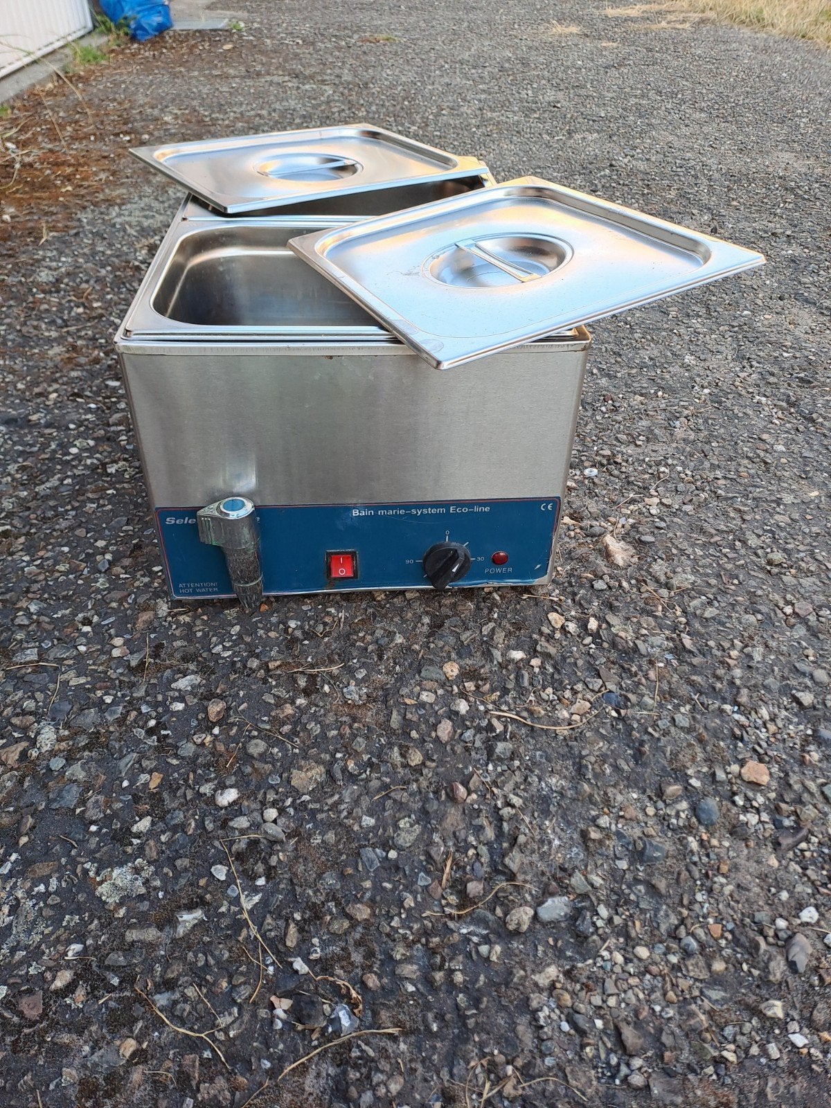 Bain-marie - Eco-line - 1300W, Autres marques, Comme neuf, Autres types, Métal