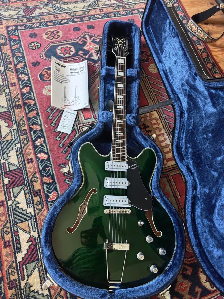 Vox Bobcat S66 – Italian Green –Upgrades + hardcase, Musique & Instruments, Instruments à corde | Guitares | Électriques, Enlèvement