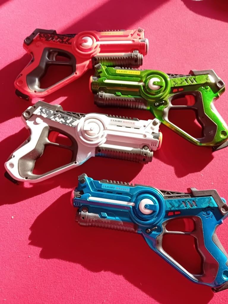 light battle lasergun 4 stuks, Ophalen of Verzenden, Gebruikt