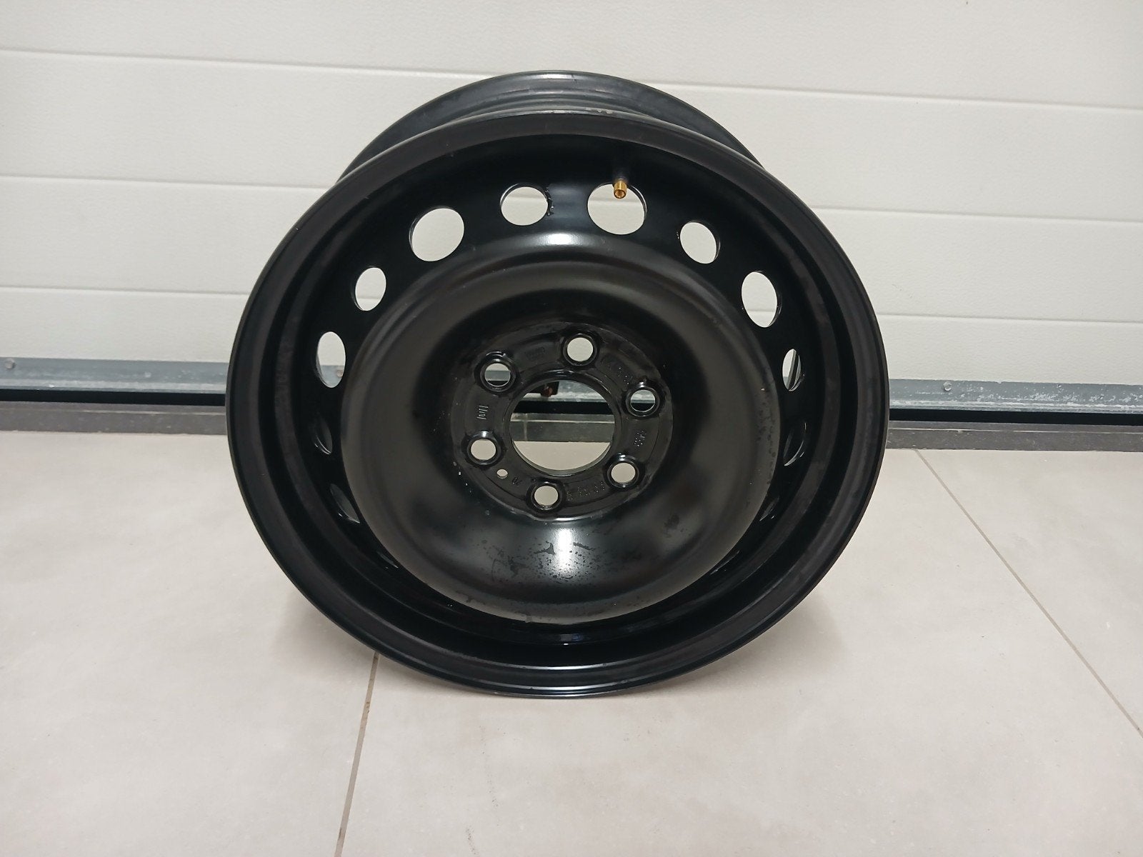 4 stalen velgen Ford + sierdoppen, Auto-onderdelen, Banden en Velgen, Ophalen, Velg(en)