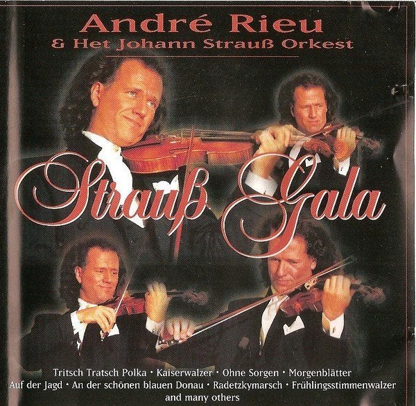 VENDE--CD ANDRE RIEU-STRAUSS Gala & Johann Strau, Envoi