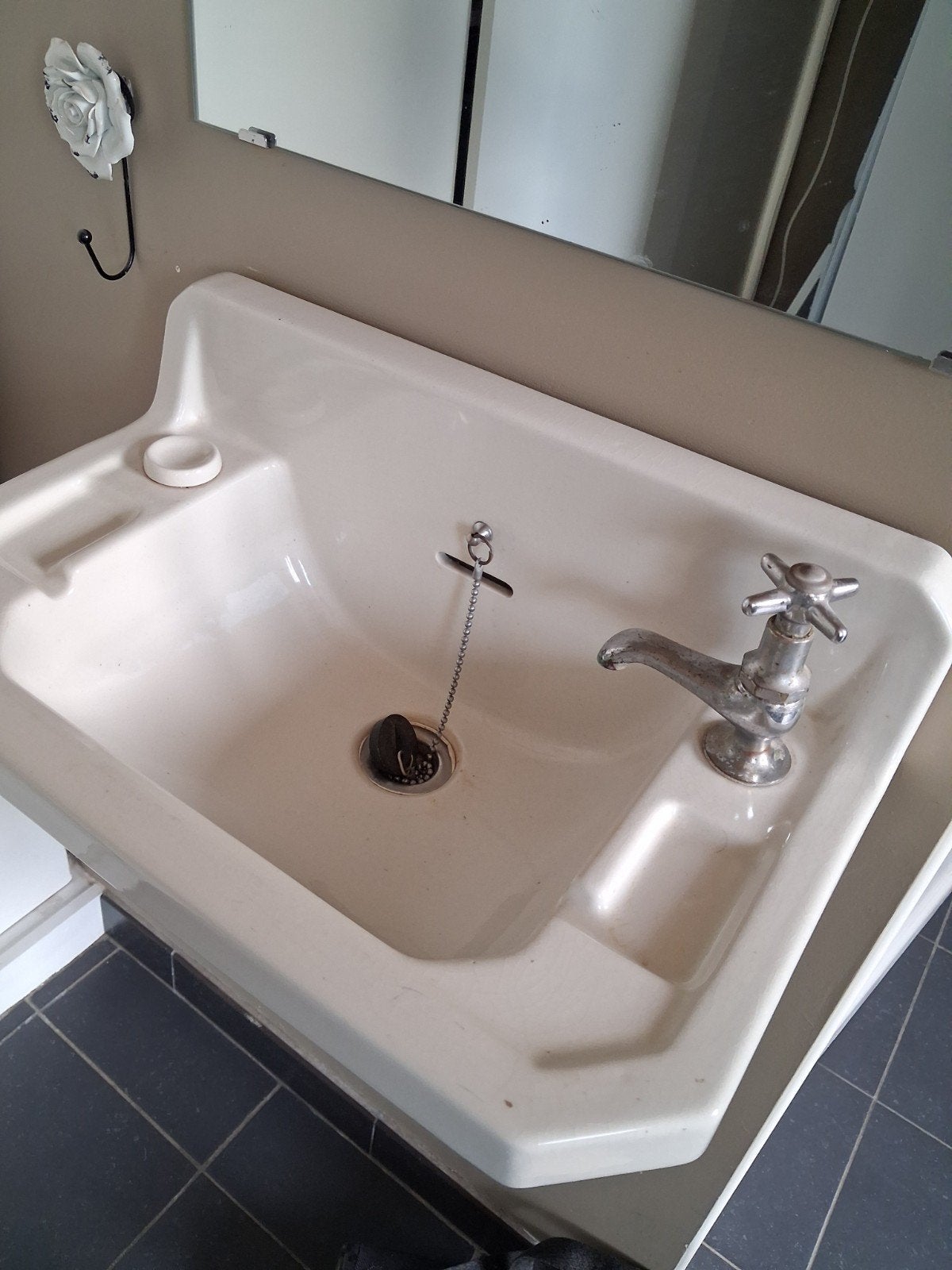 vintage lavabo en spiegel, Enlèvement