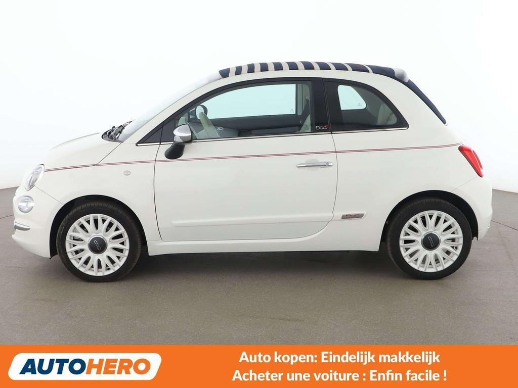 Fiat 500C 1.2 Star (bj 2020, automaat), Auto's, Fiat, 4 zetels, Gebruikt, Cabriolet, 1070 kg