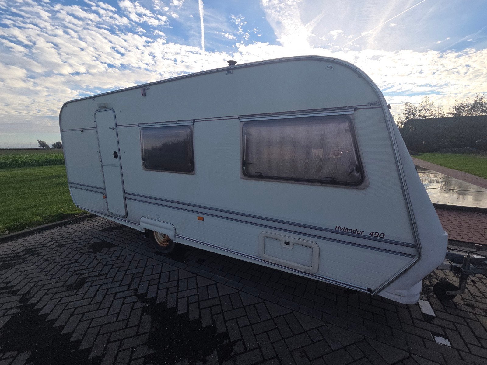 hylander 490 met dwt voortent, Caravanes & Camping, Autres marques, Jusqu'à 5, 4 à 5 mètres, 750 - 1000 kg