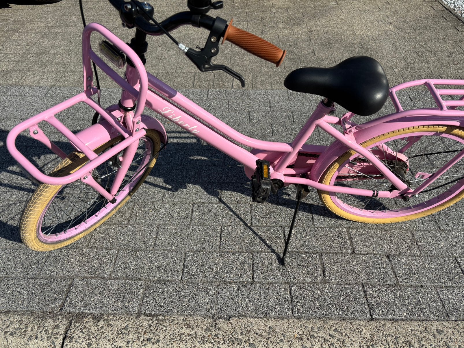 Meisjesfiets 20 inch roze, Fietsen en Brommers, Ophalen, Zo goed als nieuw, 20 inch