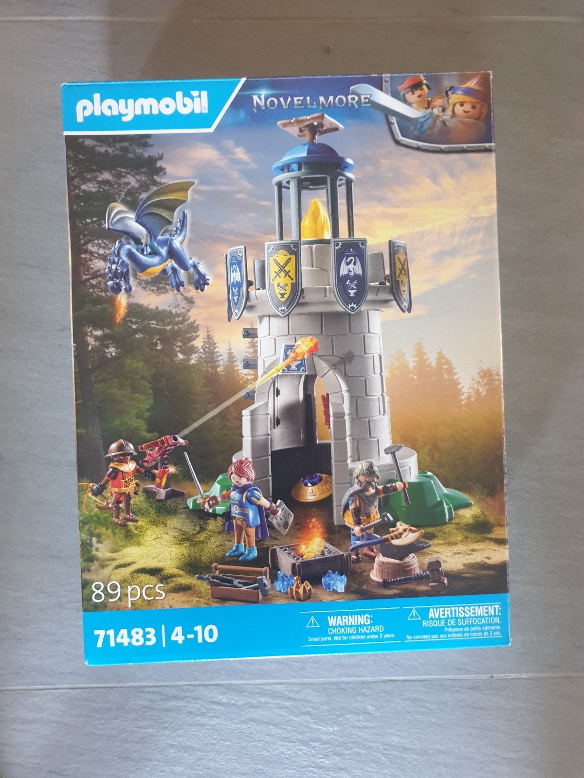 Playmobil Riddertoren met smid en draak (71483), Ophalen, Zo goed als nieuw, Figuren