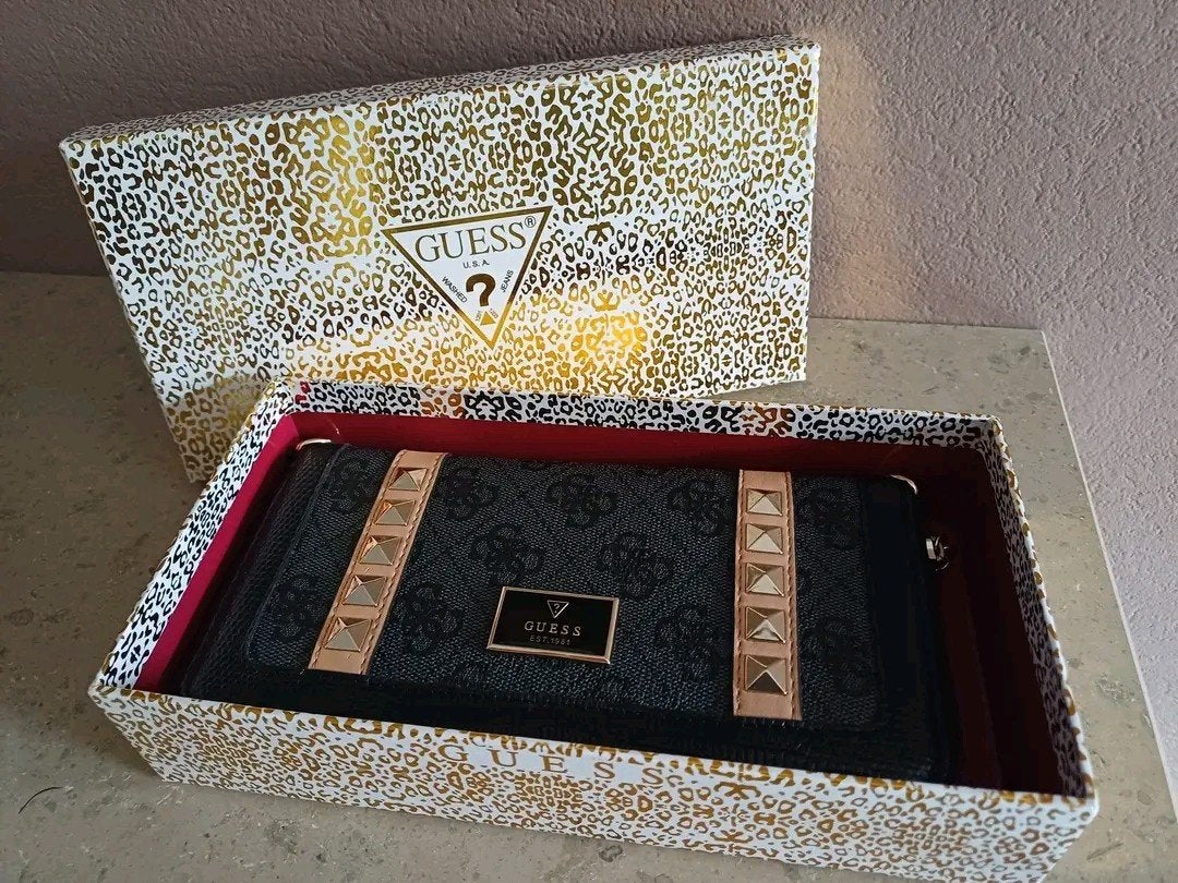 Guess nieuwe portemonnee, Handtassen en Accessoires, Portemonnees, Ophalen of Verzenden, Nieuw, Zwart, Guess