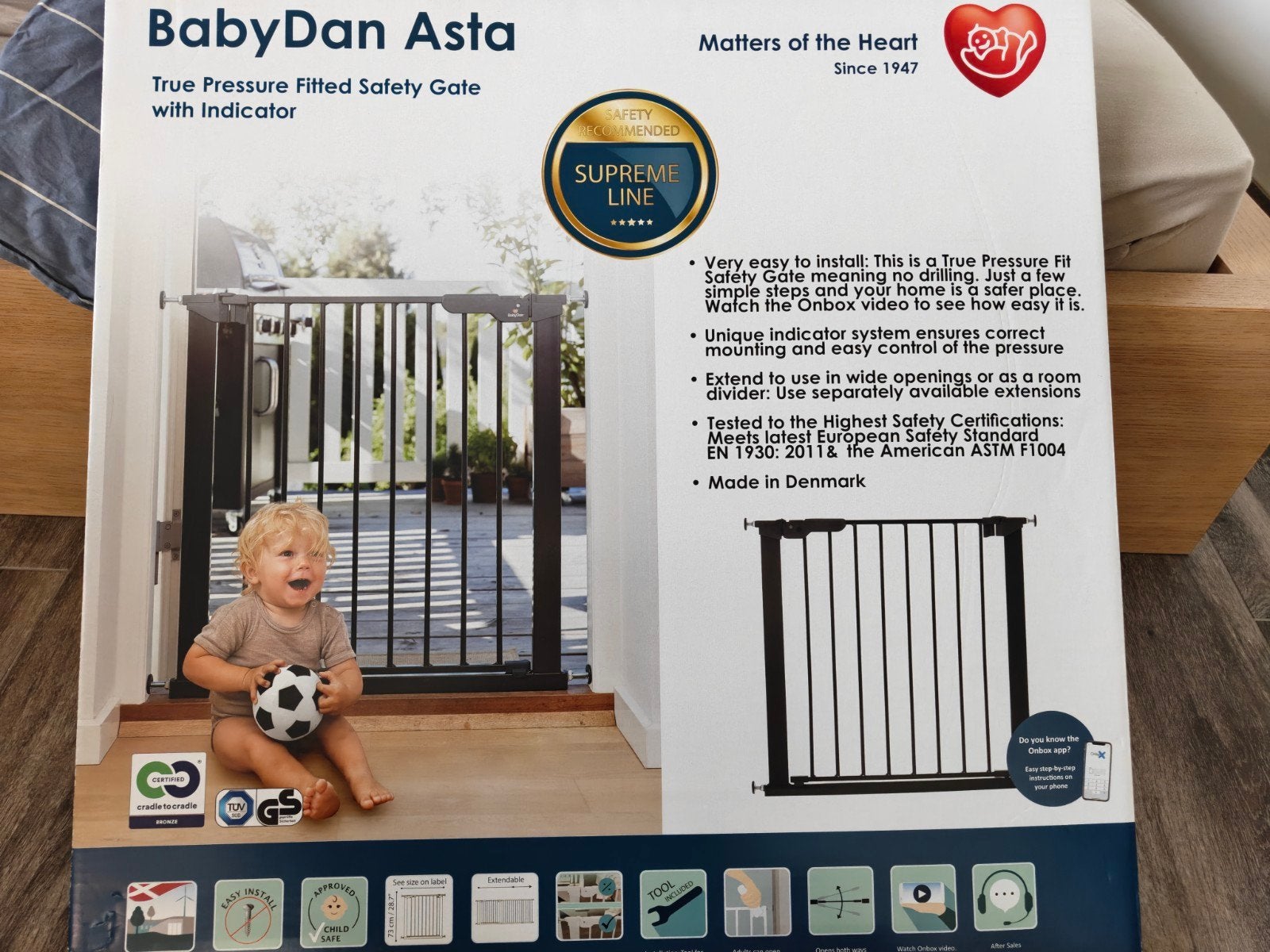 baby hekje, babydan, Ophalen, Nieuw, Aluminium, Klemhekje