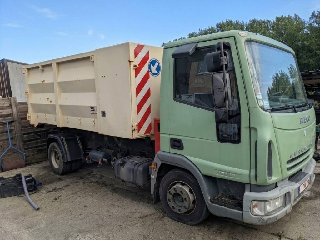 Iveco Eurocargo 90E18 + 2 containers, Auto's, Iveco, Diesel, Particulier, Euro 4