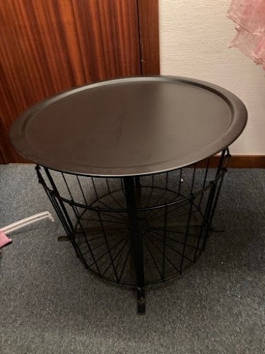 Table de rangement IKEA Kvistbro (Panier métal noir), Enlèvement, Comme neuf