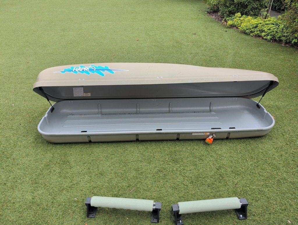 DAKKOFFER – SKIBOX HAPRO 600, Ophalen, Gebruikt