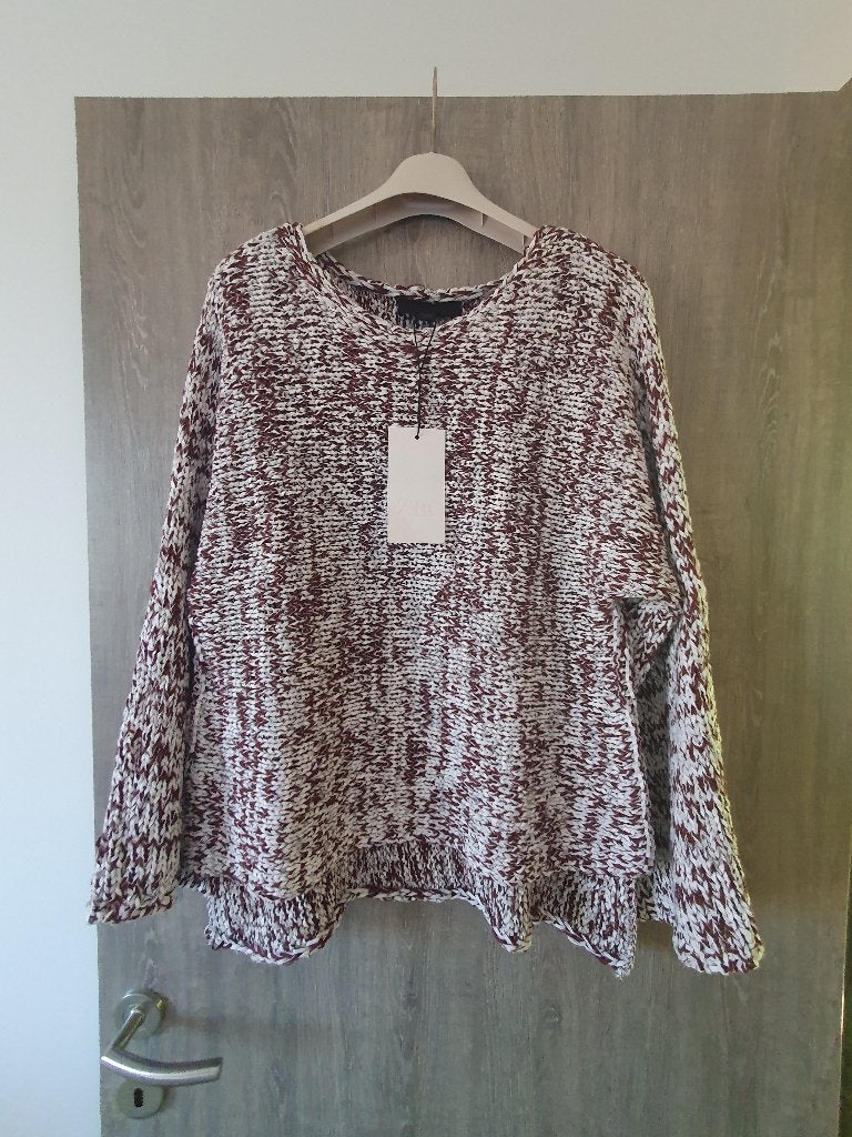 Nieuwe pull Zara medium, Maat 38/40 (M), Bruin, Zara., Nieuw