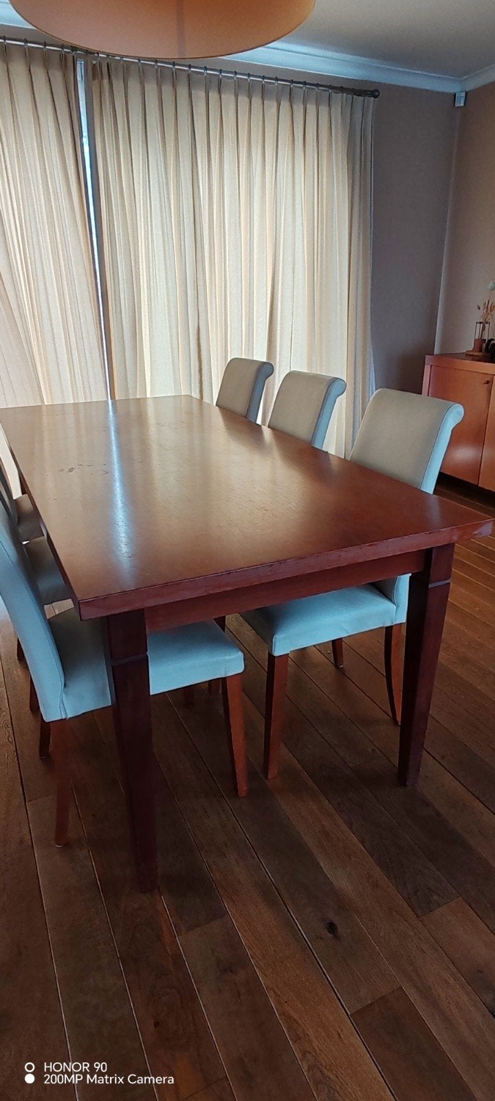 Eettafel, 150 à 200 cm, Cinq personnes ou plus, Cerisier, Enlèvement