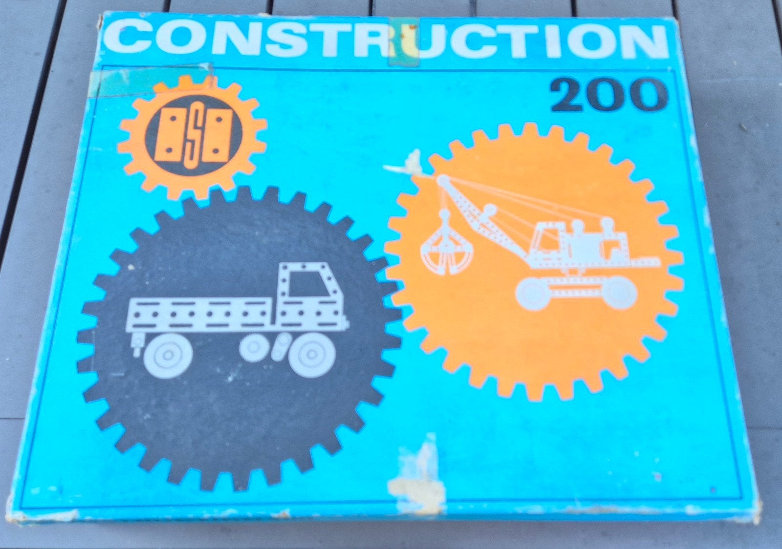 Vintage bouwmonteur (ca. 1978=, Antiek en Kunst, Antiek | Speelgoed, Ophalen of Verzenden