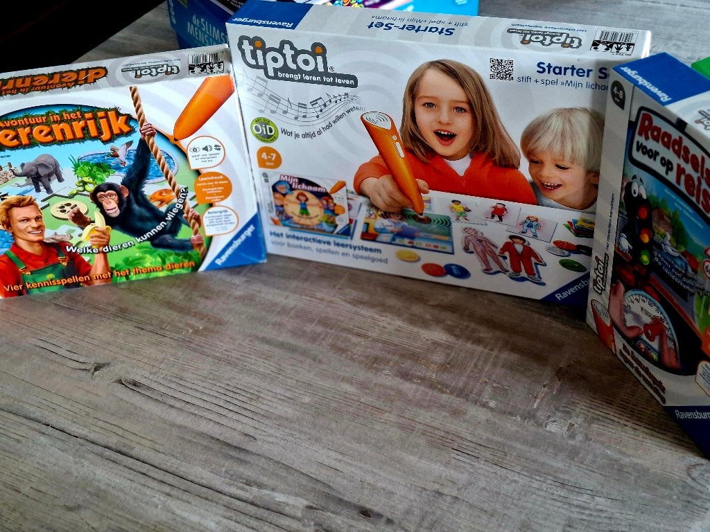 Tip toi spelletjes, Ophalen, Gebruikt, Ontdekken, Met geluid
