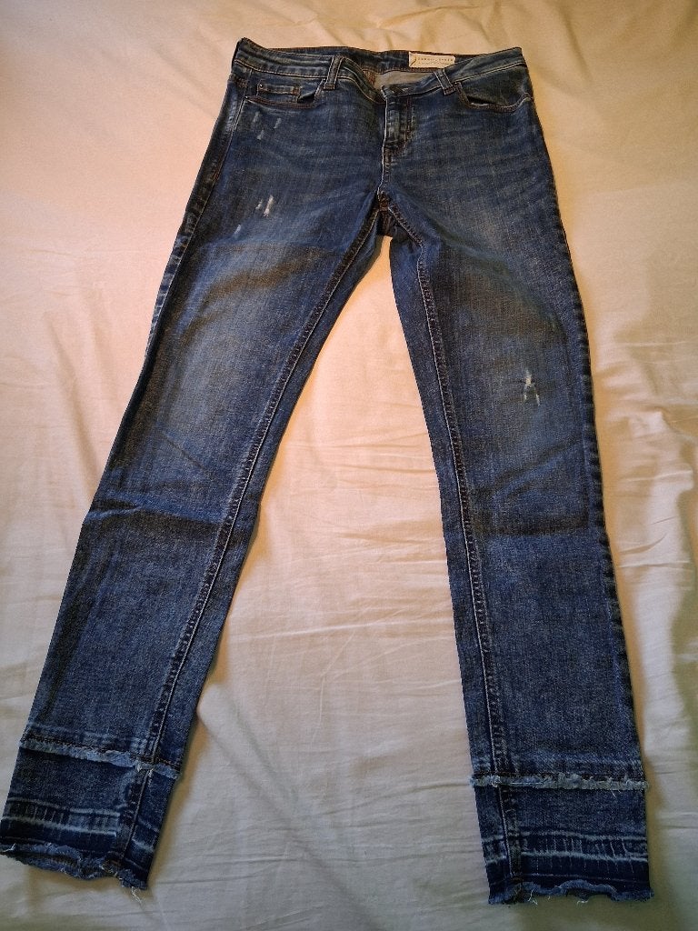 jeansbroek - maat 28/28, Vêtements | Femmes, Jeans, W28 - W29 (confection 36), Enlèvement ou Envoi, Comme neuf, Bleu